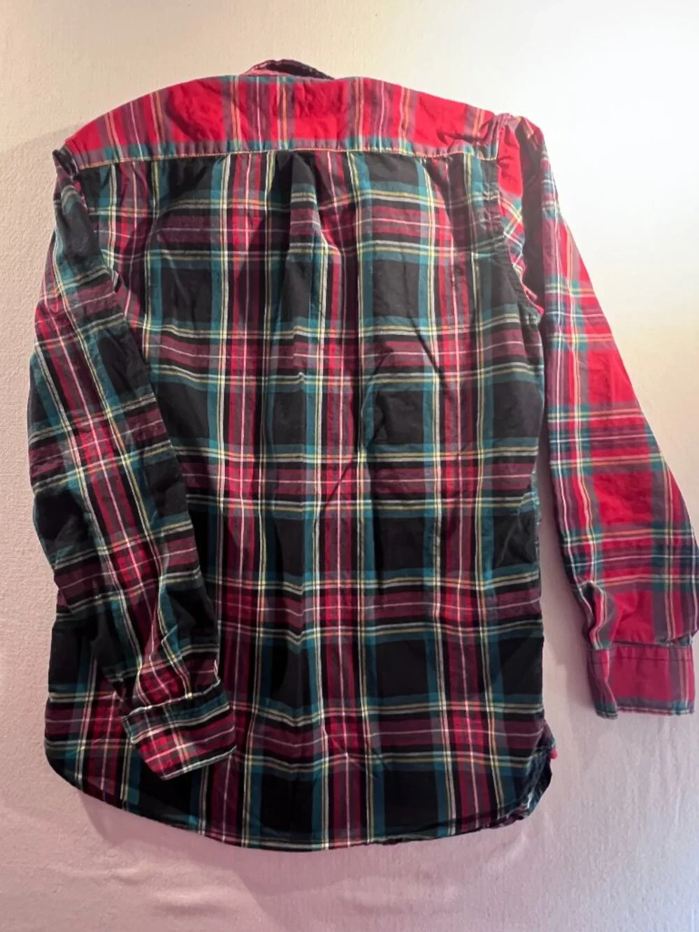 GAP multi-color tartan plaid 